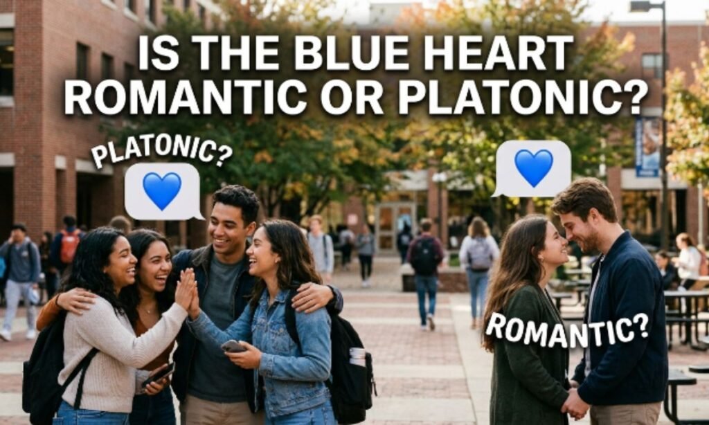 Is the Blue Heart Romantic or Platonic?
