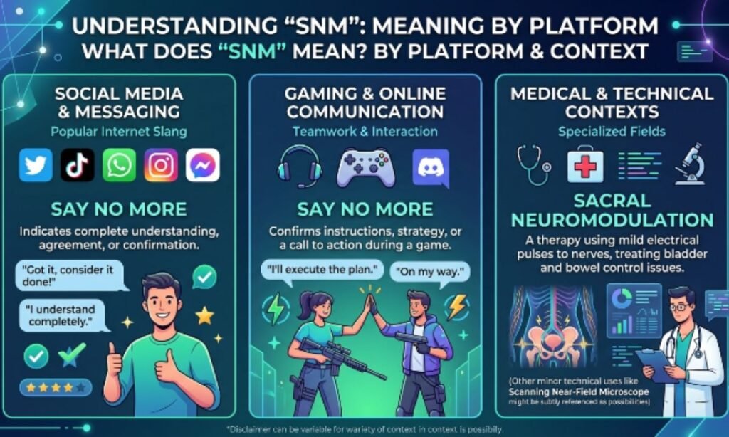 SNM Meaning by Platform