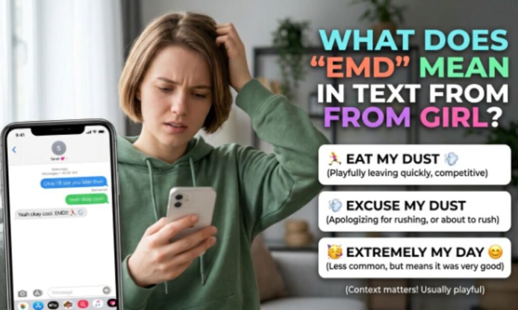 What Does EMD Mean in Text From Girl?
