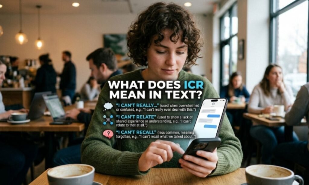 What Does ICR Mean in Text
