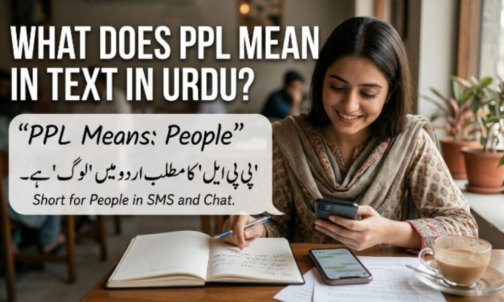 What Does PPL Mean in Text in Urdu