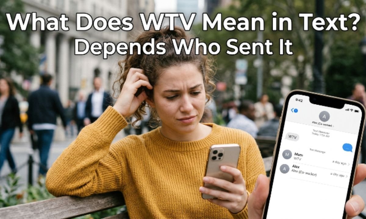 What Does WTV Mean in Text Depends Who Sent It