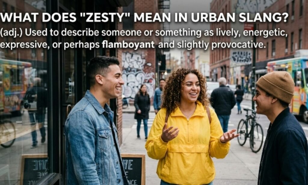 What Does Zesty Mean in Urban Slang