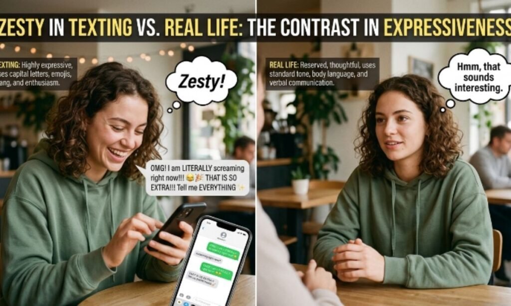 esty in Texting vs. Real Life