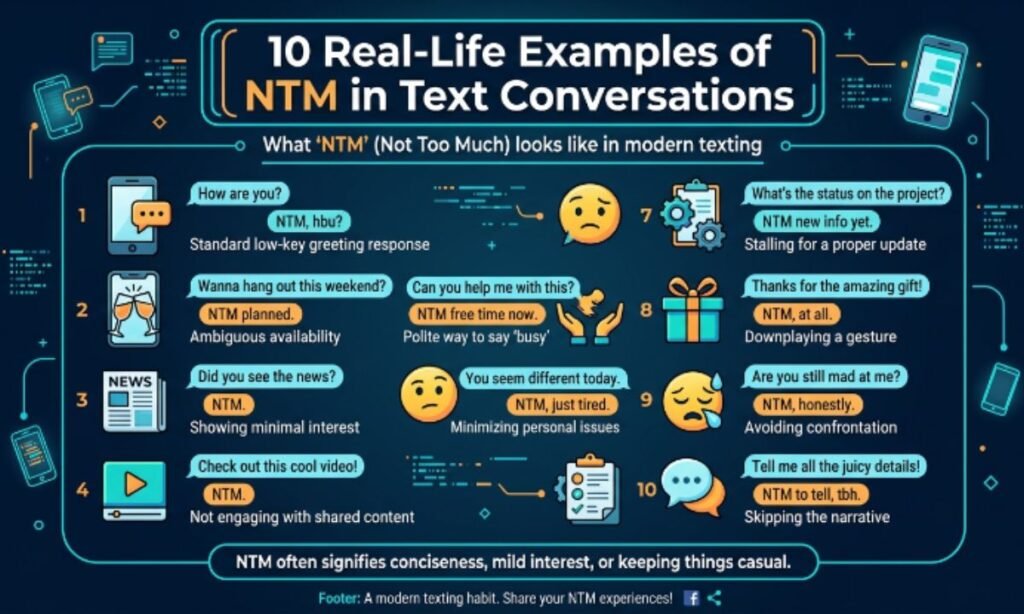 10 Real-Life Examples of NTM in Text Conversations