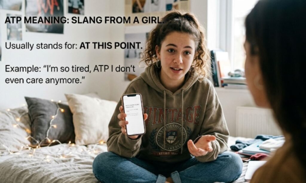 ATP Meaning Slang From a Girl