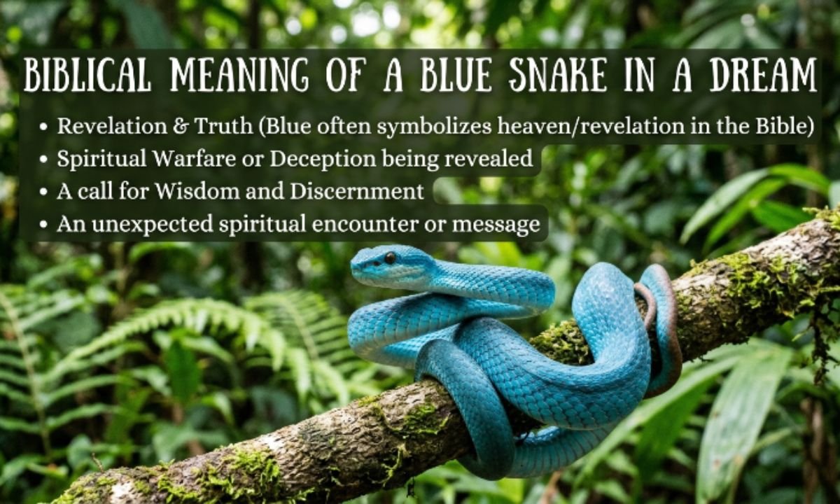 Biblical Meaning of a Blue Snake in a Dream