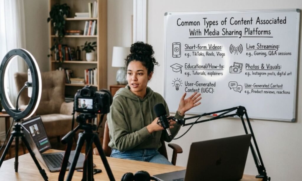Common Types of Content Associated With Media Sharing Platforms