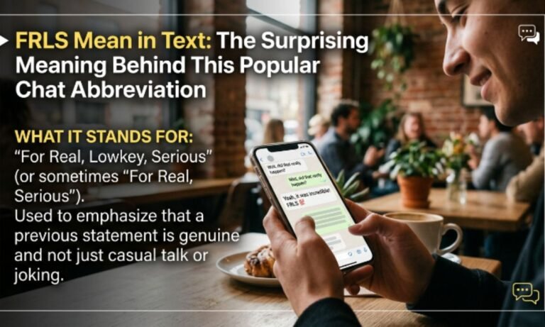 FRLS Mean in Text The Surprising Meaning Behind This Popular Chat Abbreviation