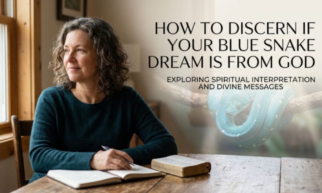 How to Discern if Your Blue Snake Dream Is From God