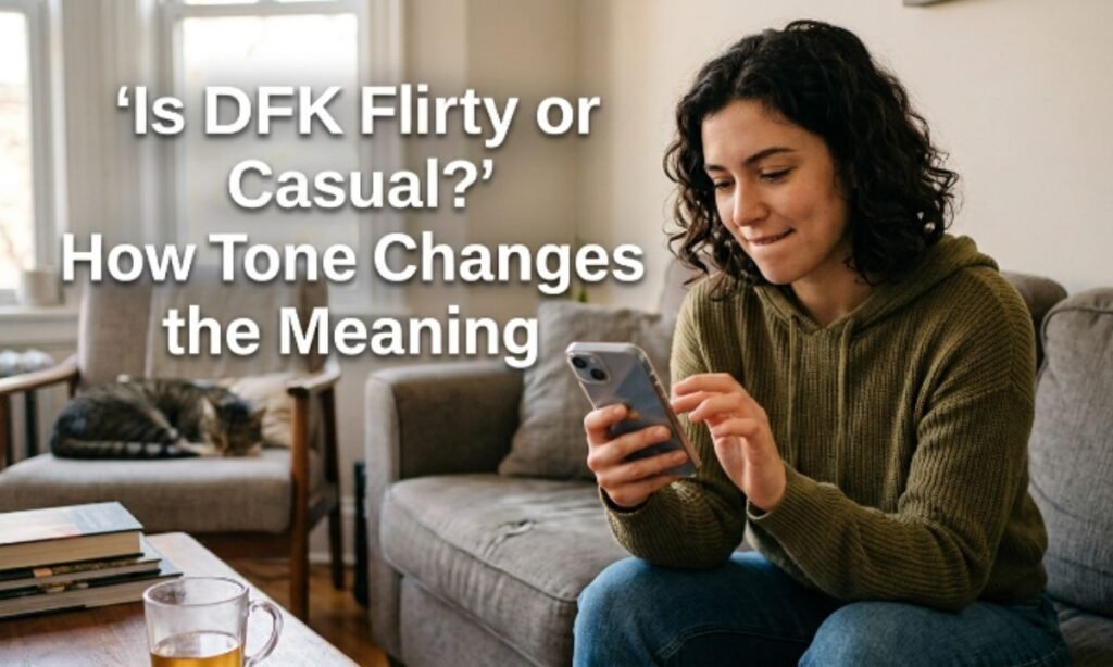 Is DFK Flirty or Casual How Tone Changes the Meaning