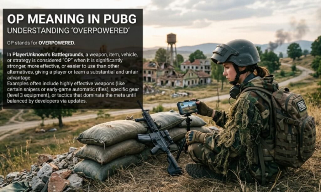 OP Meaning in PUBG