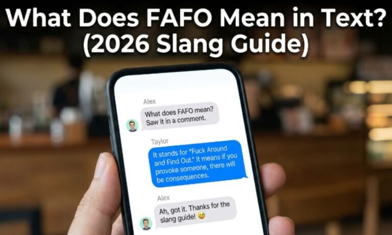 What Does FAFO Mean in Text? (2026 Slang Guide)